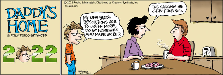 Daddy's Home for Jan 02, 2022