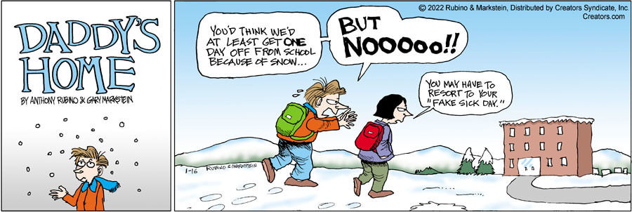 Daddy's Home for Jan 16, 2022