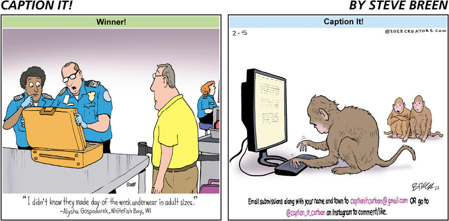 Caption It! for Feb 05, 2023