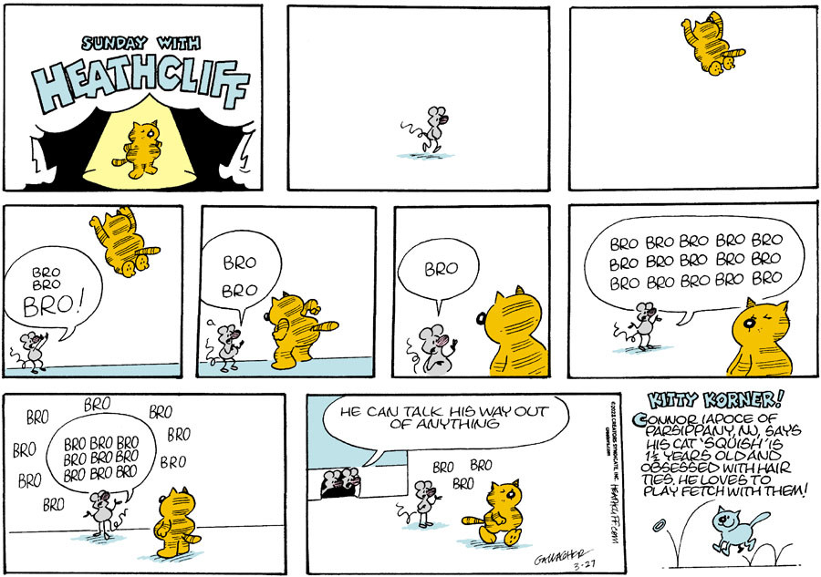 Heathcliff for Mar 27, 2022