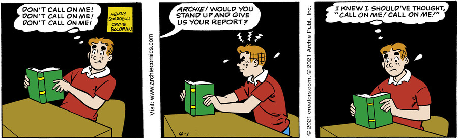 Archie for Apr 01, 2021