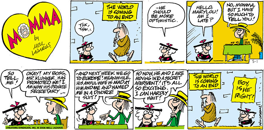 Momma for May 01, 2022