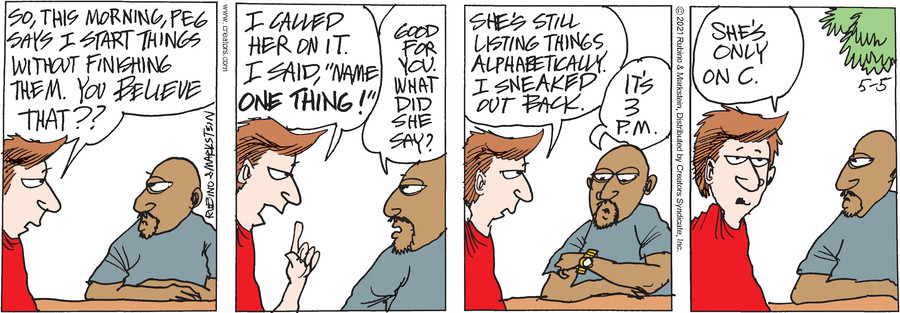 Daddy's Home for May 05, 2021