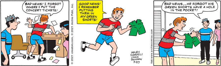 Archie for Jul 27, 2021