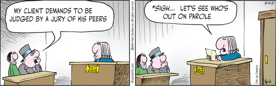 Wizard of Id for Aug 04, 2021