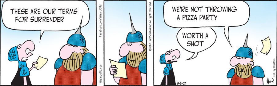 Wizard of Id for Aug 05, 2021