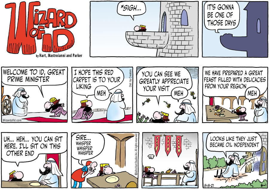 Wizard of Id for Aug 08, 2021