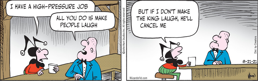 Wizard of Id for Aug 21, 2021