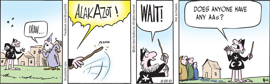 Wizard of Id for Aug 25, 2021