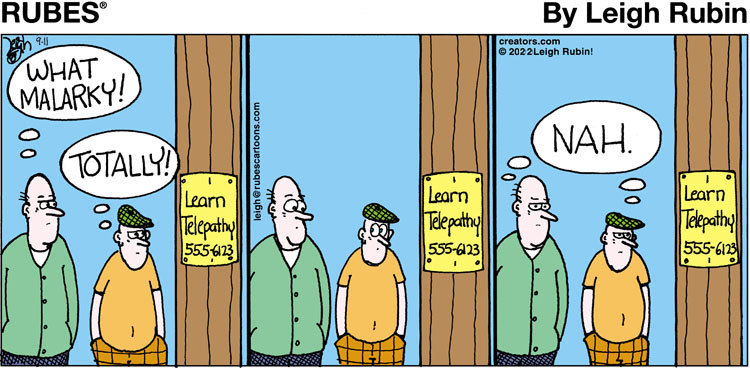 Rubes® for Sep 11, 2022