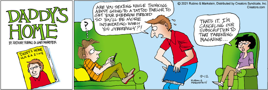 Daddy's Home for Sep 12, 2021