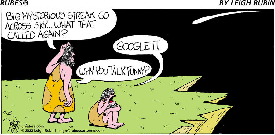 Rubes® for Sep 25, 2022