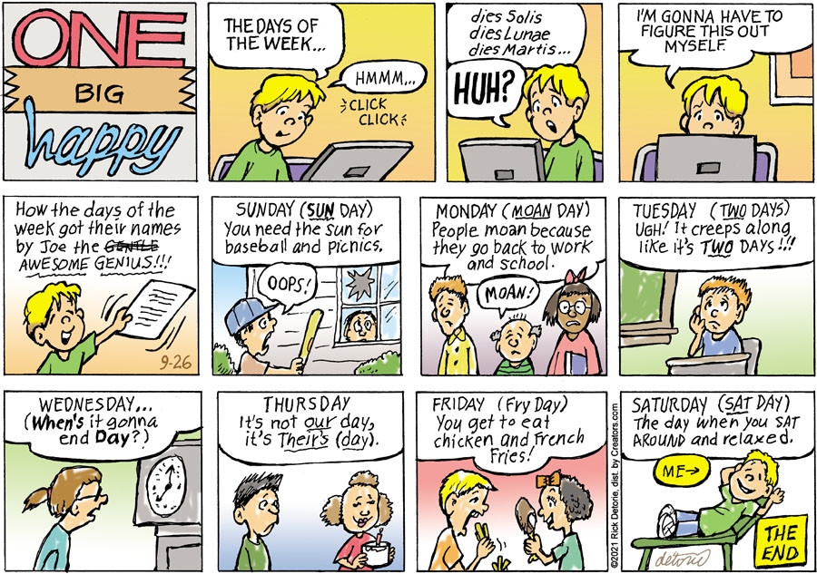 One Big Happy® for Sep 26, 2021