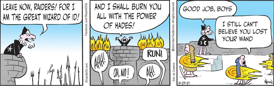 Wizard of Id for Sep 27, 2021