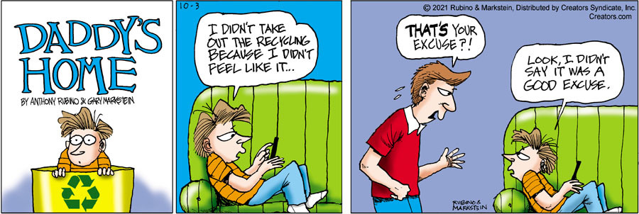 Daddy's Home for Oct 03, 2021