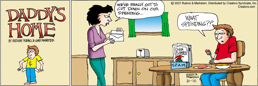 Daddy's Home for Oct 10, 2021