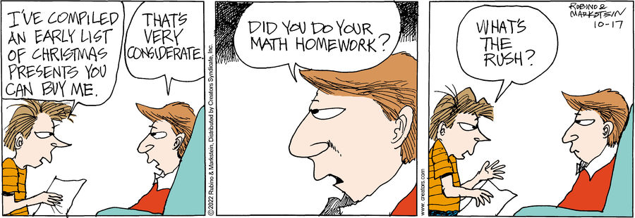 Daddy's Home for Oct 17, 2022