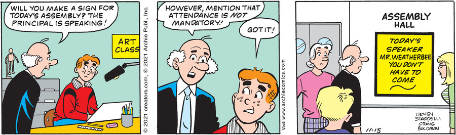 Archie for Nov 15, 2021
