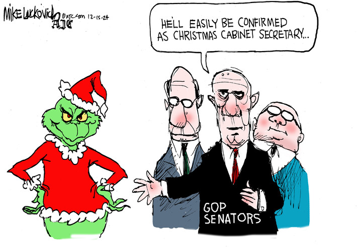 Mike Luckovich for Dec 15, 2024