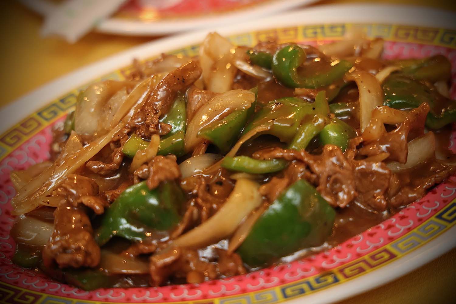 Some of China Blossom’s popular entrees are the pepper steak