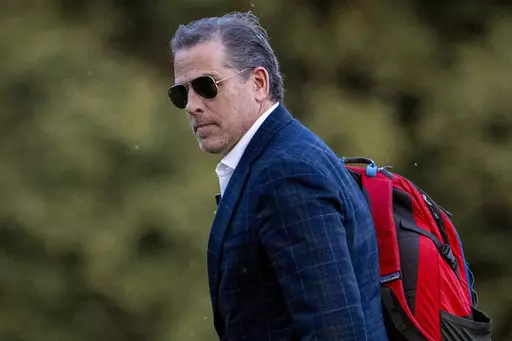 Hunter Biden, the son of President Joe Biden, walks from Marine One upon arrival at Fort McNair, June 25, 2023, in Washington. Hunter Biden has been indicted on nine tax charges in California as a special counsel investigation into the business dealings of the president's son intensifies against the backdrop of the looming 2024 election.(AP Photo/Andrew Harnik, File)