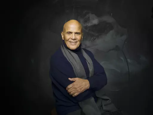 Actor, singer and activist Harry Belafonte from the documentary film "Sing Your Song," poses for a portrait during the Sundance Film Festival in Park City, Utah on Jan. 21, 2011. Belafonte died Tuesday of congestive heart failure at his New York home. He was 96. (AP Photo/Victoria Will, file)
