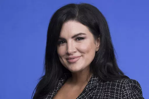 This Oct. 19, 2019, file photo shows Gina Carano at the Disney Plus launch event promoting "The Mandalorian" at the London West Hollywood hotel in West Hollywood, Calif. Carano on Tuesday sued Lucasfilm and its parent The Walt Disney Co. over her 2021 firing from “The Mandalorian,” saying she was let go for expressing right-wing views on social media. (Photo by Mark Von Holden/Invision/AP, File)