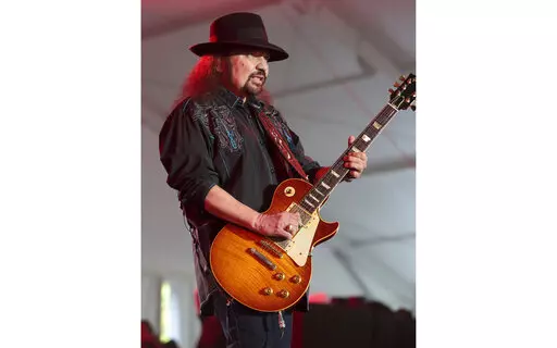 Gary Rossington of the band Lynyrd Skynyrd performs on Day 1 of the 2015 Big Barrel Country Music Festival at The Woodlands on Friday, June 26, 2015, in Dover, Del. Rossington, Lynyrd Skynyrd’s last surviving original member who also helped to found the group, died Sunday, March 5, 2023, at the age of 71. (Photo by Owen Sweeney/Invision/AP, File)