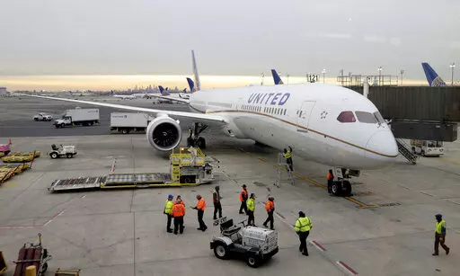 A Dreamliner 787-10 arriving from Los Angeles pulls up to a gate at Newark Liberty International Airport in Newark, N.J., Monday, Jan. 7, 2019. Federal safety officials are directing operators of some Boeing planes to adopt extra procedures when landing on wet or snowy runways near impending 5G service because, they say, interference from the wireless networks could mean that the planes need more room to land.
The Federal Aviation Administration said Friday, Jan. 14, 2022, that interference cou