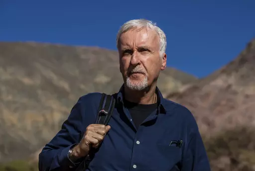 Director James Cameron walks in Purmamarca, Jujuy province, Argentina, on June 8, 2023. Cameron says the search operation for a deep-sea tourist sub turned into a “nightmarish charade” that prolonged the agony of the families of the passengers. Cameron told the BBC in an interview broadcast on Friday June 23, 2023 that he "felt in my bones” that the Titan submersible had been lost soon after he heard it had lost contact with the surface during its descent to the wreckage of the ocean liner