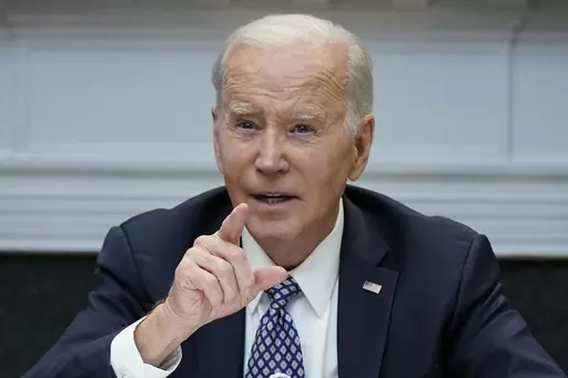President Joe Biden speaks during a meeting with his "Investing in America Cabinet," in the Roosevelt Room of the White House, Friday, May 5, 2023, in Washington. For Biden, the past few days have raised hopes that the U.S. economy can stick a soft landing—possibly avoiding a recession as the 2024 election nears. Most U.S. adults have downbeat feelings about Biden's economic leadership, as high inflation has overshadowed a strong jobs market. It's long been economic orthodoxy that efforts to b