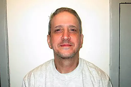 This photo provided by the Oklahoma Department of Corrections shows death row inmate Richard Glossip on Feb. 19, 2021. Oklahoma's new Attorney General Gentner Drummond plans to ask the state's Pardon and Parole Board on Wednesday, April 26, 2023, to recommend sparing the life of Glossip, a highly unusual move for the state's top prosecutor's office that typically urges the board to reject clemency. (Oklahoma Department of Corrections via AP, File)