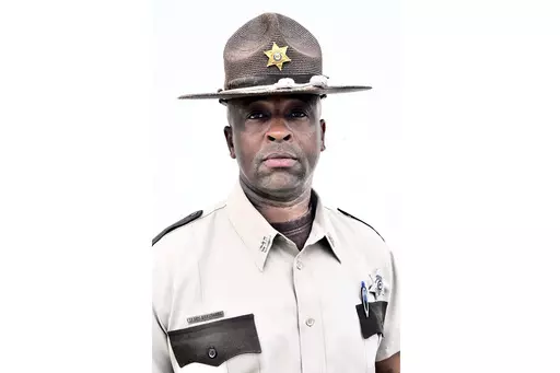 Former Noxubee County Sheriff Terry Grassaree is photographed in Macon, Miss., 2019. Grassaree has pleaded guilty to making a false statement to FBI agents when they questioned him about requesting and receiving nude photos and videos of a female inmate. (Scott Boyd/The Beacon via the AP)