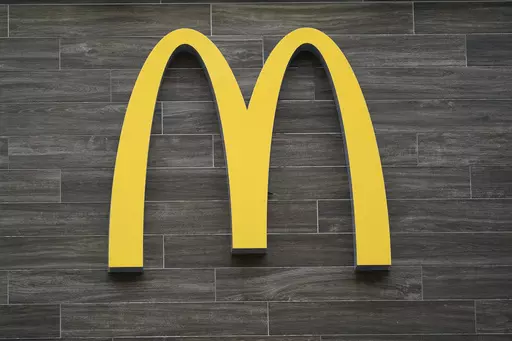 This photo shows a logo of a McDonald's restaurant in Havertown, Pa., on April 26, 2022. A report says McDonald’s has closed its U.S. offices for a few days as the company prepares to inform employees about layoffs. (AP Photo/Matt Rourke)
