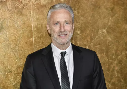 Jon Stewart attends The Albies hosted by the Clooney Foundation for Justice at the New York Public Library in New York on Sept. 28, 2023. Stewart is rewinding the clock, returning to “The Daily Show” as an occasional host and executive producing through the 2024 U.S. elections cycle. Comedy Central on Wednesday said Stewart will host the topical TV show, the perch he ruled for 16 years starting in 1999, every Monday starting Feb. 12. (Photo by Evan Agostini/Invision/AP, File)