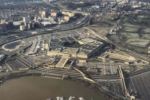 The Pentagon is seen in this aerial view in Washington, Jan. 26, 2020. The U.S. military academies must improve their leadership, stop toxic practices such as hazing and shift behavior training into the classrooms, according to a Pentagon study aimed at addressing an alarming spike in sexual assaults and misconduct. (AP Photo/Pablo Martinez Monsivais, File)