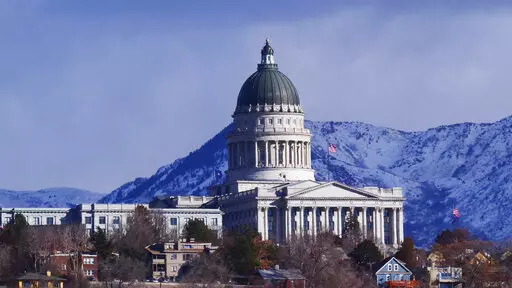 The Utah State Capitol is shown on Feb. 1, 2022, in Salt Lake City. After a midterm election and record flow of anti-transgender legislation in 2022, Republican state lawmakers this year are zeroing in on questions of bodily autonomy with new proposals to limit gender-affirming health care and abortion access. (AP Photo/Rick Bowmer, File)