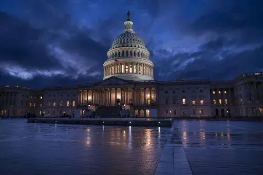 The Capitol is seen in Washington, Nov. 11, 2022. The post-election narrative has been focused on each party’s electoral fate: Republicans were disappointed that a red wave did not materialize, while Democrats braced for the likelihood of a House Republican takeover. (AP Photo/J. Scott Applewhite, File)