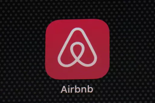 The Airbnb app icon is displayed on an iPad screen in Washington, D.C., on May 8, 2021. Airbnb reports earnings on Wednesday, Nov. 1, 2023. (AP Photo/Patrick Semansky, File)