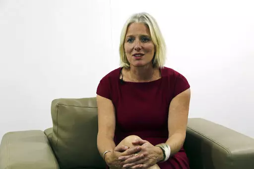 Catherine McKenna, who led a group of many high-level experts on net-zero emissions, speaks during an interview with The Associated Press at the COP27 U.N. Climate Summit, Tuesday, Nov. 8, 2022, in Sharm el-Sheikh, Egypt. Oil companies pledging to get their emissions down to net zero better make sure they’ve got a credible plan and aren’t just making false promises, U.N. experts said in the report. (AP Photo/Thomas Hartwell)