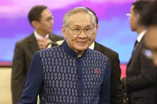 Thailand's Foreign Minister Don Pramudwinai walks after the signing of the Treaty of Amity and Cooperation (TAC) in Southeast Asia by The Kingdom of Saudi Arabia at the Association of Southeast Asian Nations (ASEAN) Foreign Ministers' Meeting in Jakarta, Indonesia, Wednesday, July 12, 2023. Thailand's top diplomat said Wednesday that he met ousted Myanmar leader Aung San Suu Kyi in detention over the weekend and she conveyed her openness to engage in talks to resolve the crisis in her strife-tor