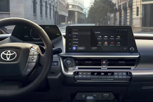 This photo provided by Toyota shows the Toyota Audio Multimedia system, available now in the latest Tundra and Prius. (Courtesy of Toyota Motor Sales U.S.A. via AP)