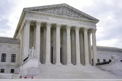 FILE - The Supreme Court is seen on the first day of the new term, in Washington, Oct. 4, 2021. (AP Photo/J. Scott Applewhite, File)