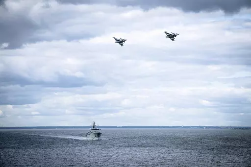 In this photo provided by the Swedish Armed Forces on Aug. 25, 2020, troops patrol by both air and sea in the Baltic Sea region. The road for Sweden’s NATO membership has been bumpy, chiefly because of Turkey stalling ratifying Sweden’s application. (Antonia Sehlstedt/Swedish Armed Forces/TT via AP, File)
