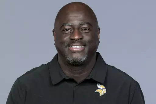 This is a photo of of the Minnesota Vikings NFL football team. This image reflects the Minnesota Vikings active roster as of Friday, June 16, 2023. Ex-NFL assistant Chris Rumph was hired as Clemson's defensive ends coach and quickly started as the Tigers prepare to play Kentucky in the Gator Bowl .(AP Photo/File)