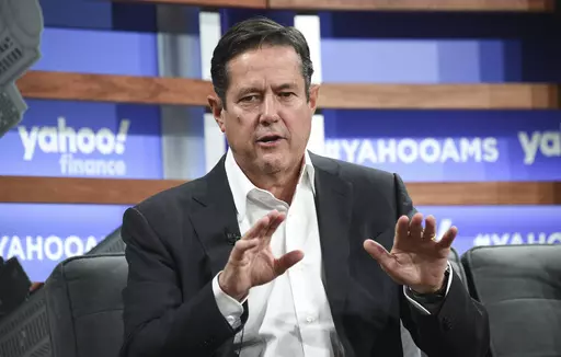 Barclays CEO Jes Staley participates in the Yahoo Finance All Markets Summit at Union West on Oct. 10, 2019, in New York. Facing lawsuits over its own relationship with Jeffrey Epstein, JPMorgan Chase on Wednesday, March 8, 2023, sued its former executive Staley, saying he knew “without a doubt” that Epstein was abusing and trafficking girls. (Photo by Evan Agostini/Invision/AP, File)