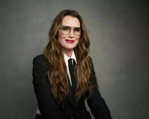 Brooke Shields poses for a portrait to promote the film "Pretty Baby: Brooke Shields" at the Latinx House during the Sundance Film Festival on Jan. 21, 2023, in Park City, Utah. The docuseries premieres Monday on Hulu. (Photo by Taylor Jewell/Invision/AP)