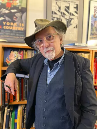 This undated image shows cartoonist Art Spiegelman, who will receive an honorary National Book Award this fall. He will be the first cartoonist to win the Distinguished Contributions to American Letters medal from the National Book Foundation, which previously has awarded Toni Morrison, Philip Roth and Robert Caro. (Nadja Spiegelman via AP)