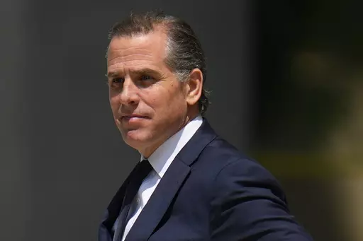 President Joe Biden's son Hunter Biden leaves after a court appearance, Wednesday, July 26, 2023, in Wilmington, Del. Hunter Biden has been charged with felony gun possession. A federal indictment filed in Delaware says Biden lied about his drug use when he bought a firearm in 2018 while struggling with addiction to crack cocaine. (AP Photo/Julio Cortez, File)