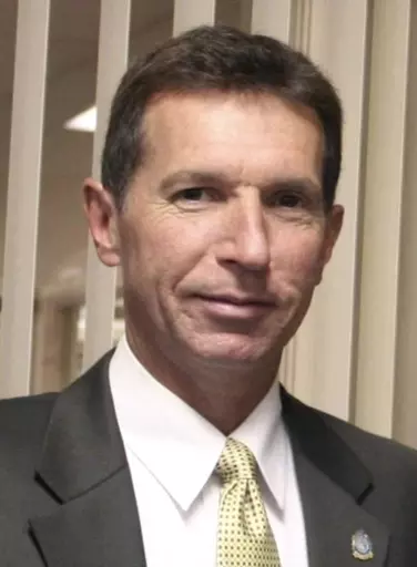 CORRECTS DAY TO THURSDAY - This 2015 photo provided by the Madison (Miss.) Police Department shows officer Randy Tyler, who was shot to death Thursday, June 1, 2023, while several law enforcement agencies responded to a home in Brandon, Miss., after a man took a woman hostage. (Madison Police Department via AP)